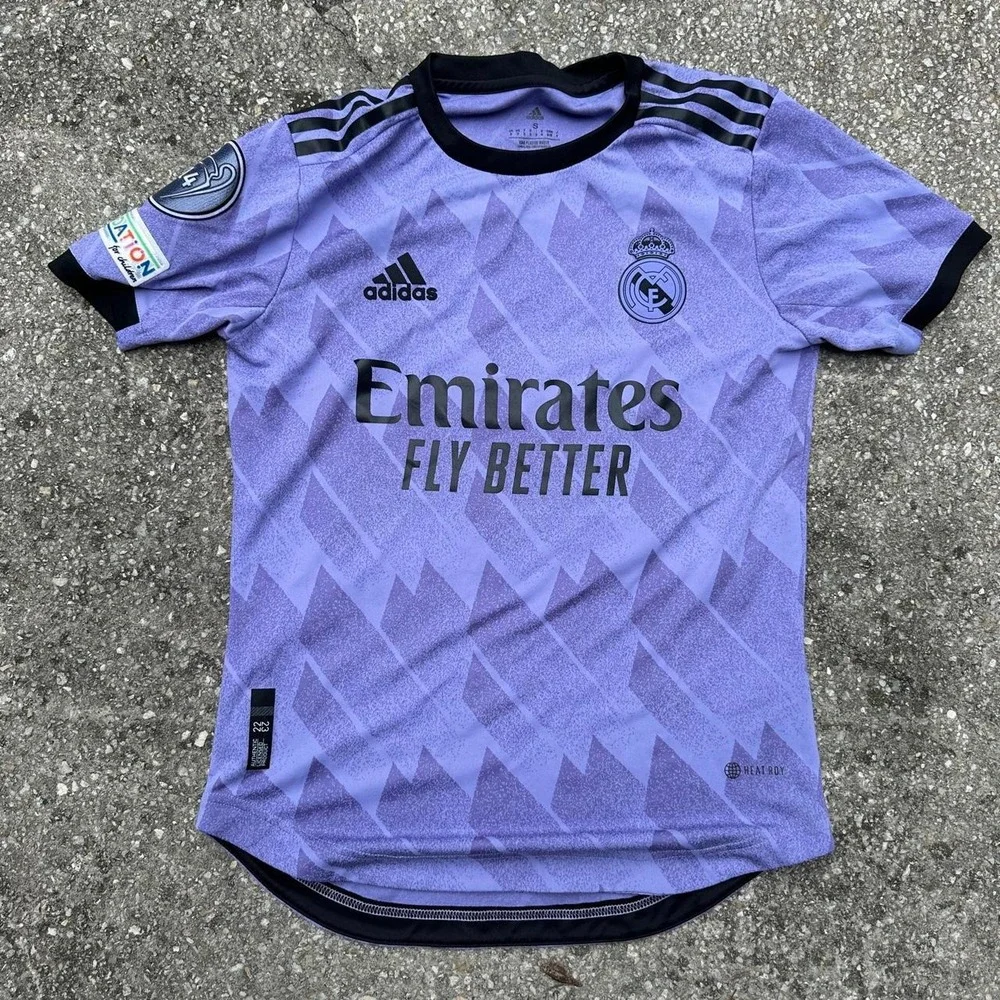 Adidas Real Madrid 22/23 Away Jersey Eden Hazard Size Small